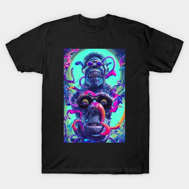 CRAZY APE PSYCHEDELIC T-Shirt by EBAN